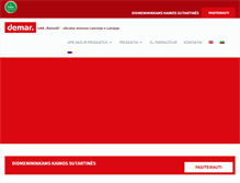Tablet Screenshot of demar.lt